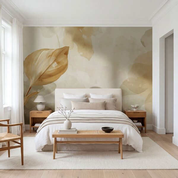 Ein Blatt an einer Wand Ein Blatt an einer Wand