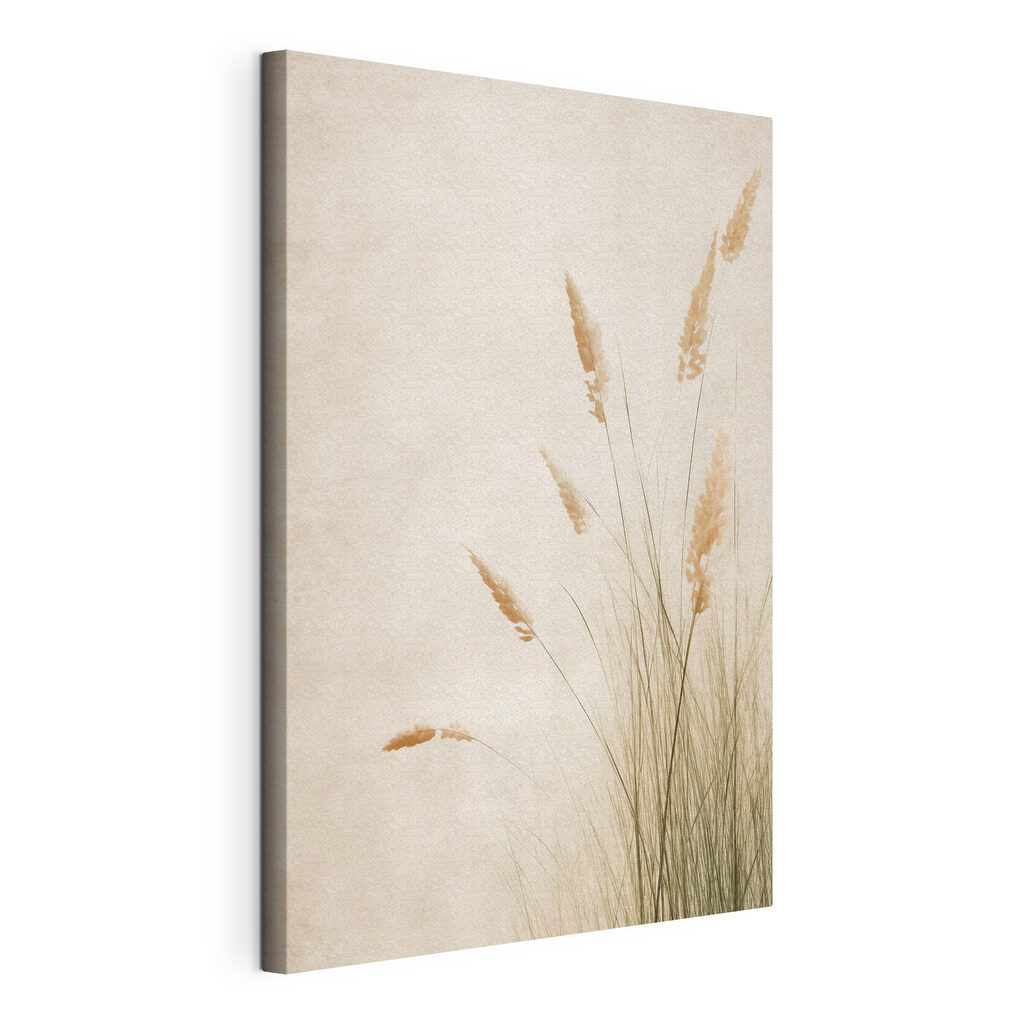 Delicate grass swaying in the breeze