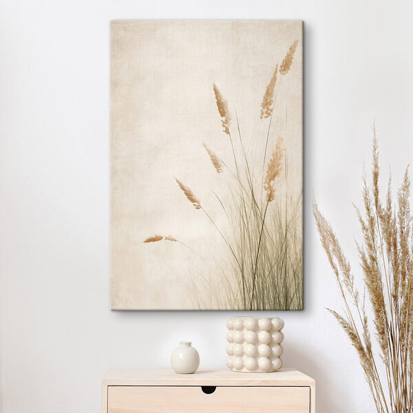 Delicate grass swaying in the breeze