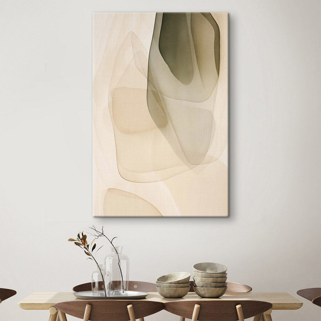 Soft curves in gentle hues