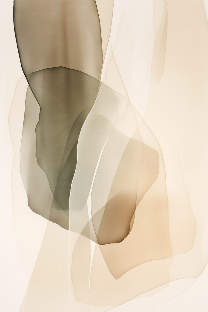 Soft layers in muted tones