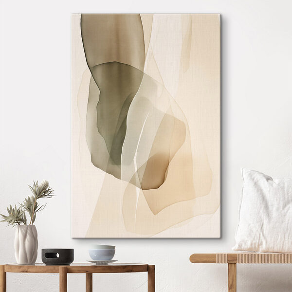 Soft layers in muted tones