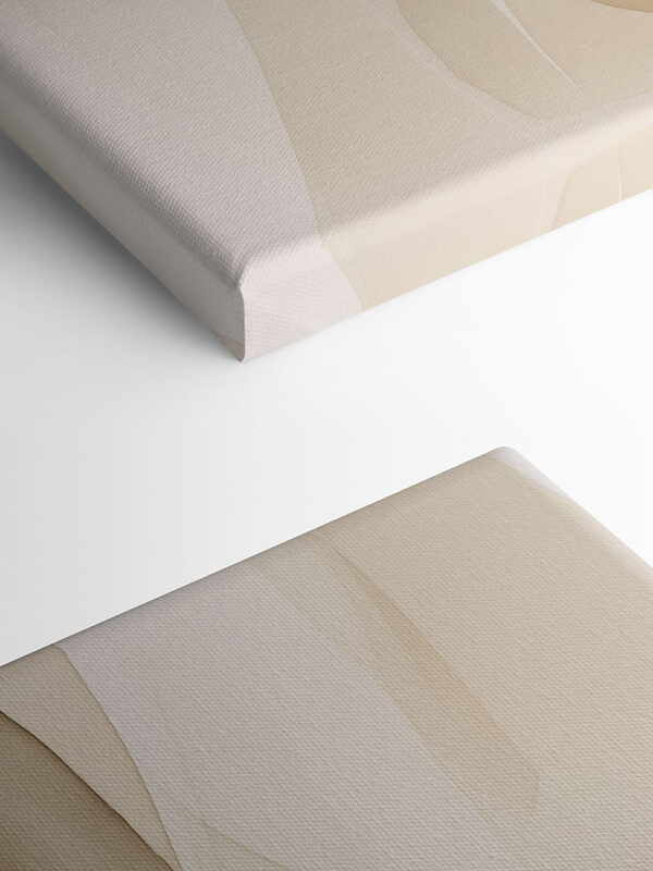 Soft layers in muted tones
