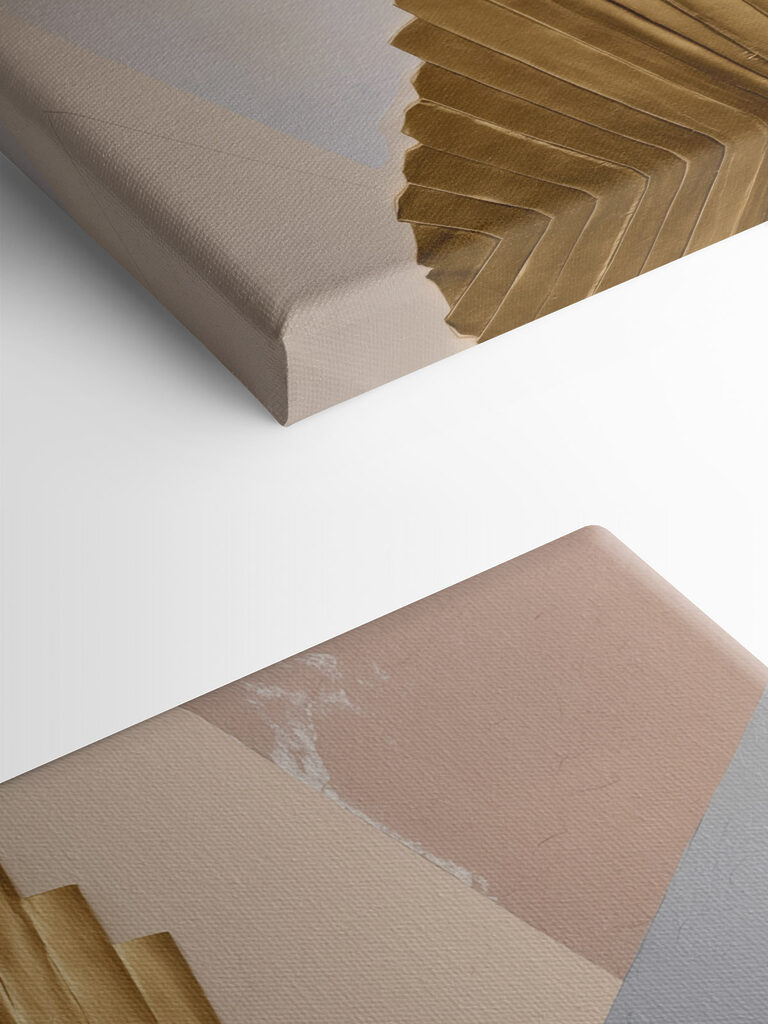 Elegant fan-shaped design with soft colors Elegant fan-shaped design with soft colors