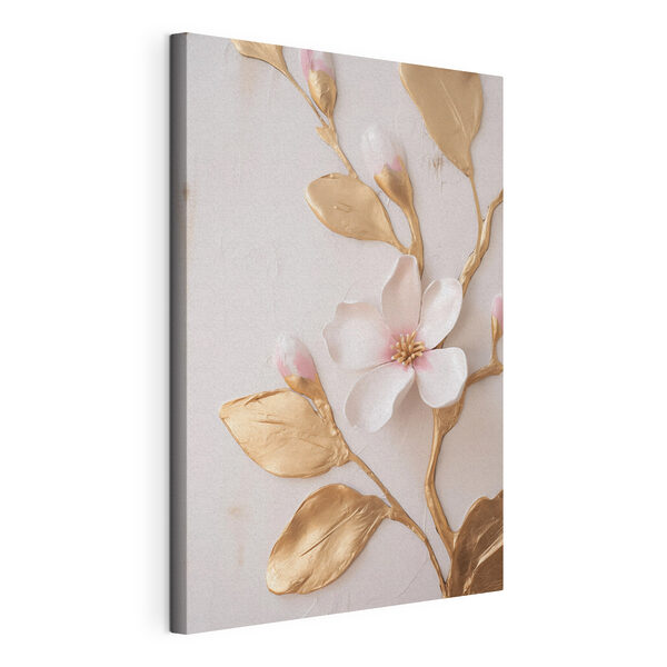 Delicate floral design with soft hues