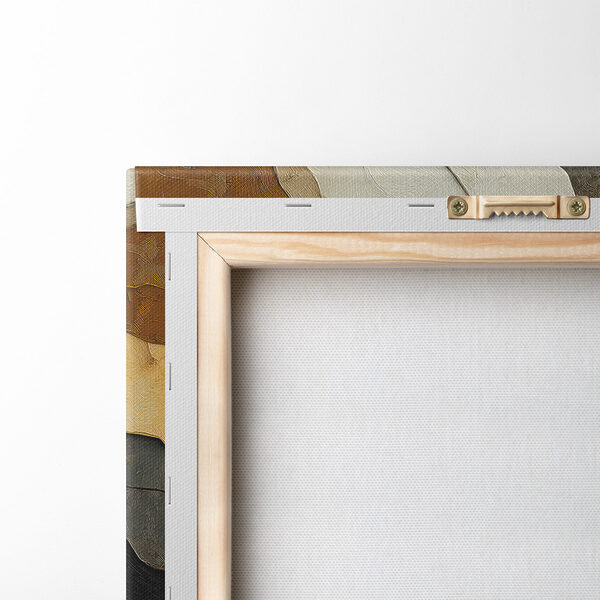 - Waves of muted natural tones - Waves of muted natural tones