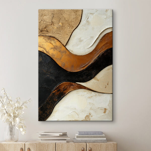 Flowing lines in warm tones Flowing lines in warm tones
