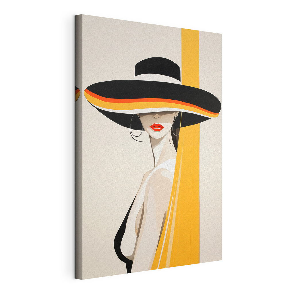 Woman wearing a hat