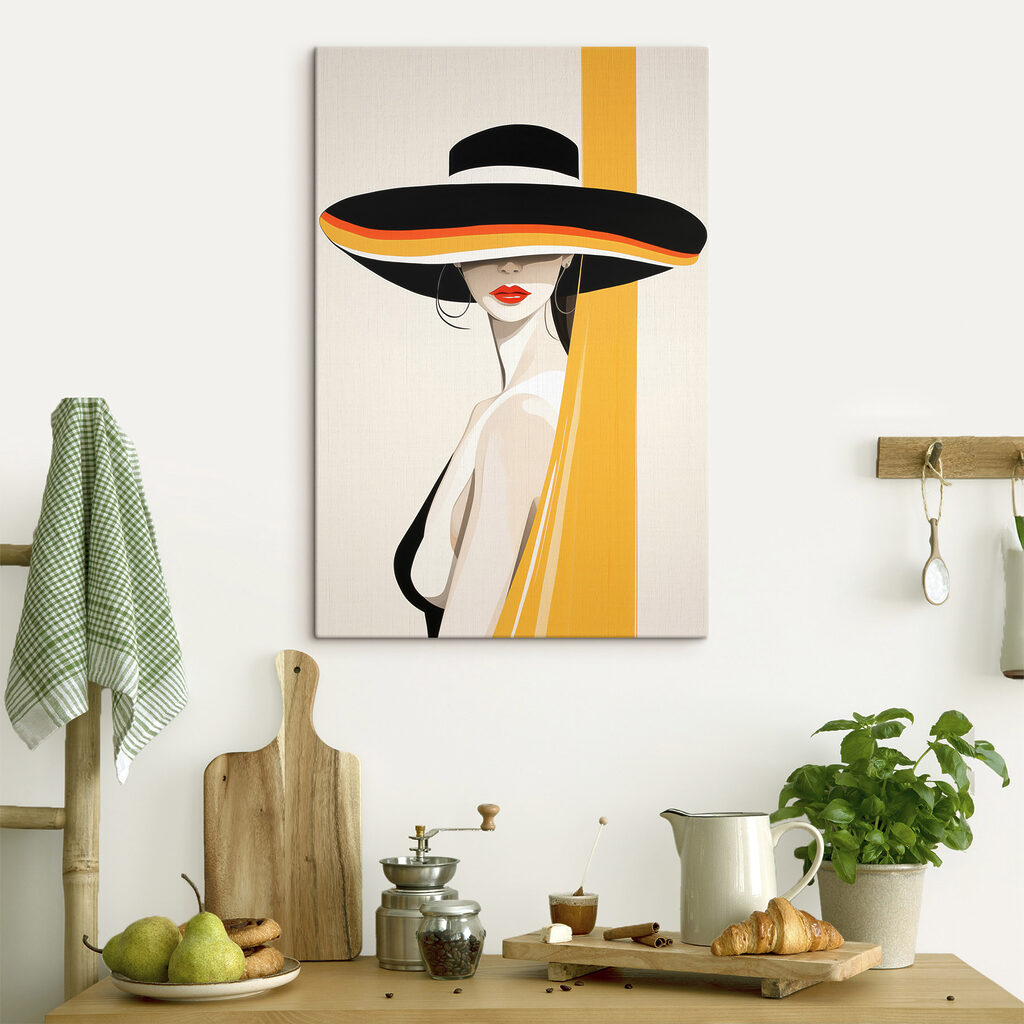 Woman wearing a hat