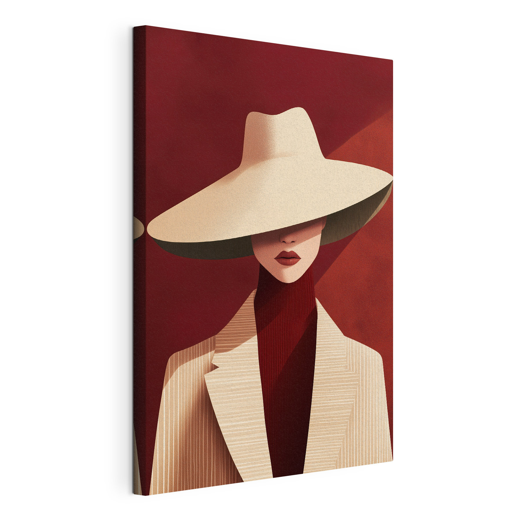 Woman wearing a hat