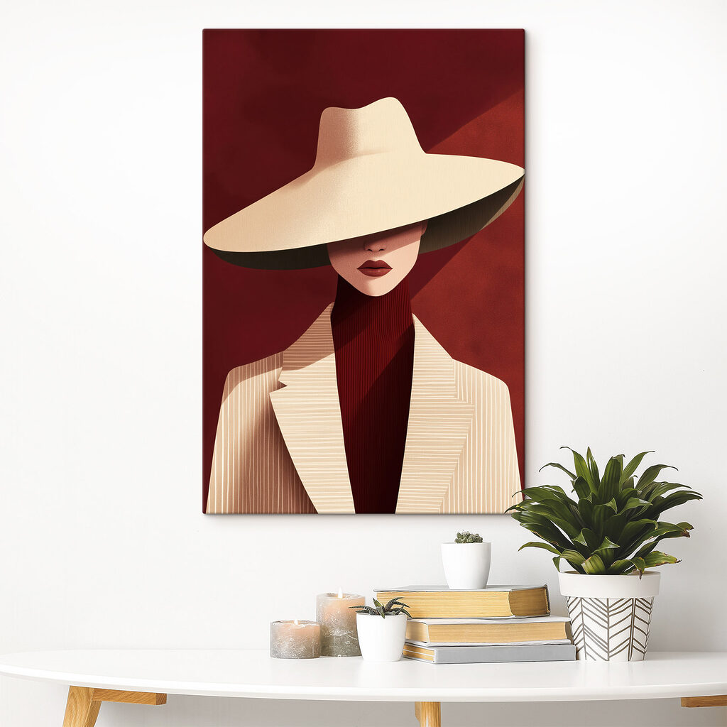 Woman wearing a hat
