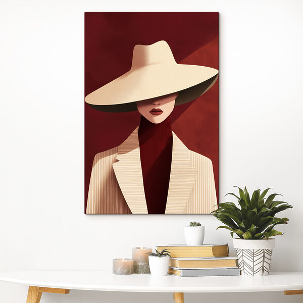 Woman wearing a hat
