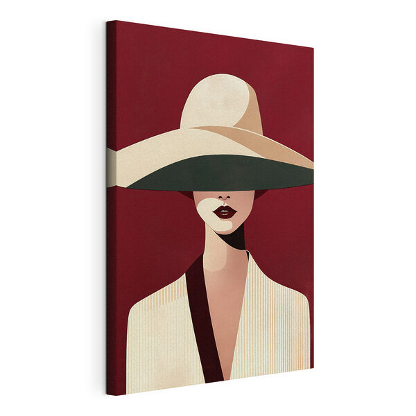 Woman wearing a hat