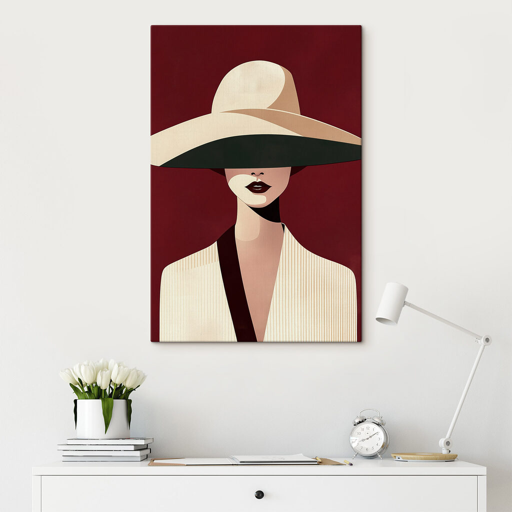 Woman wearing a hat