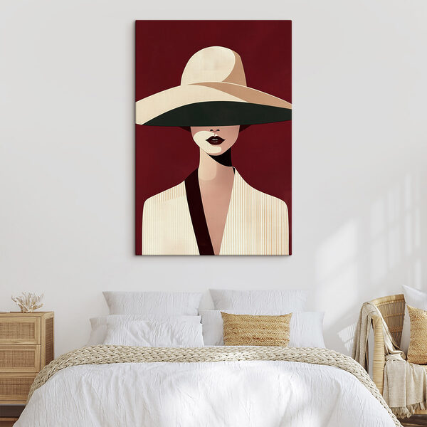 Woman wearing a hat