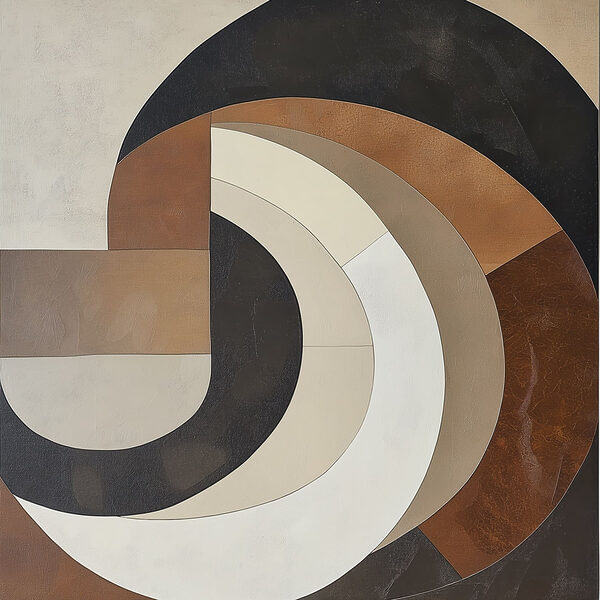 Abstract curves in earth tones Abstract curves in earth tones
