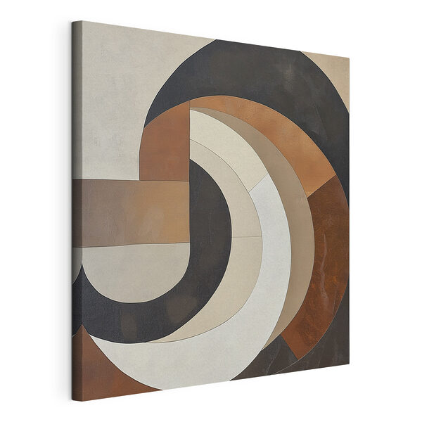 Abstract curves in earth tones Abstract curves in earth tones
