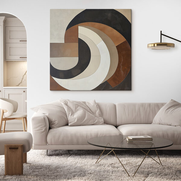 Abstract curves in earth tones Abstract curves in earth tones