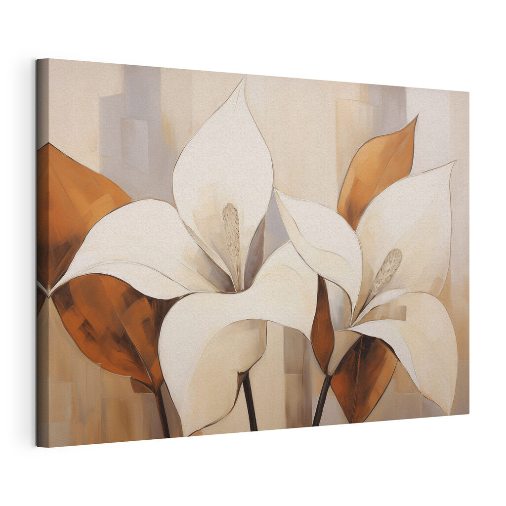Painting of white flowers