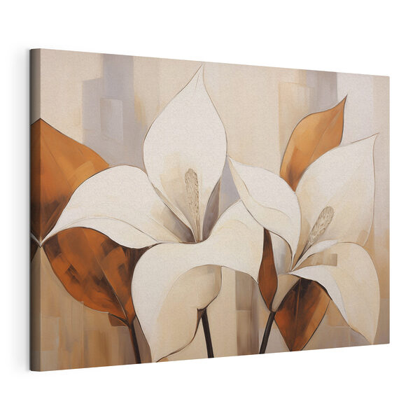 Painting of white flowers