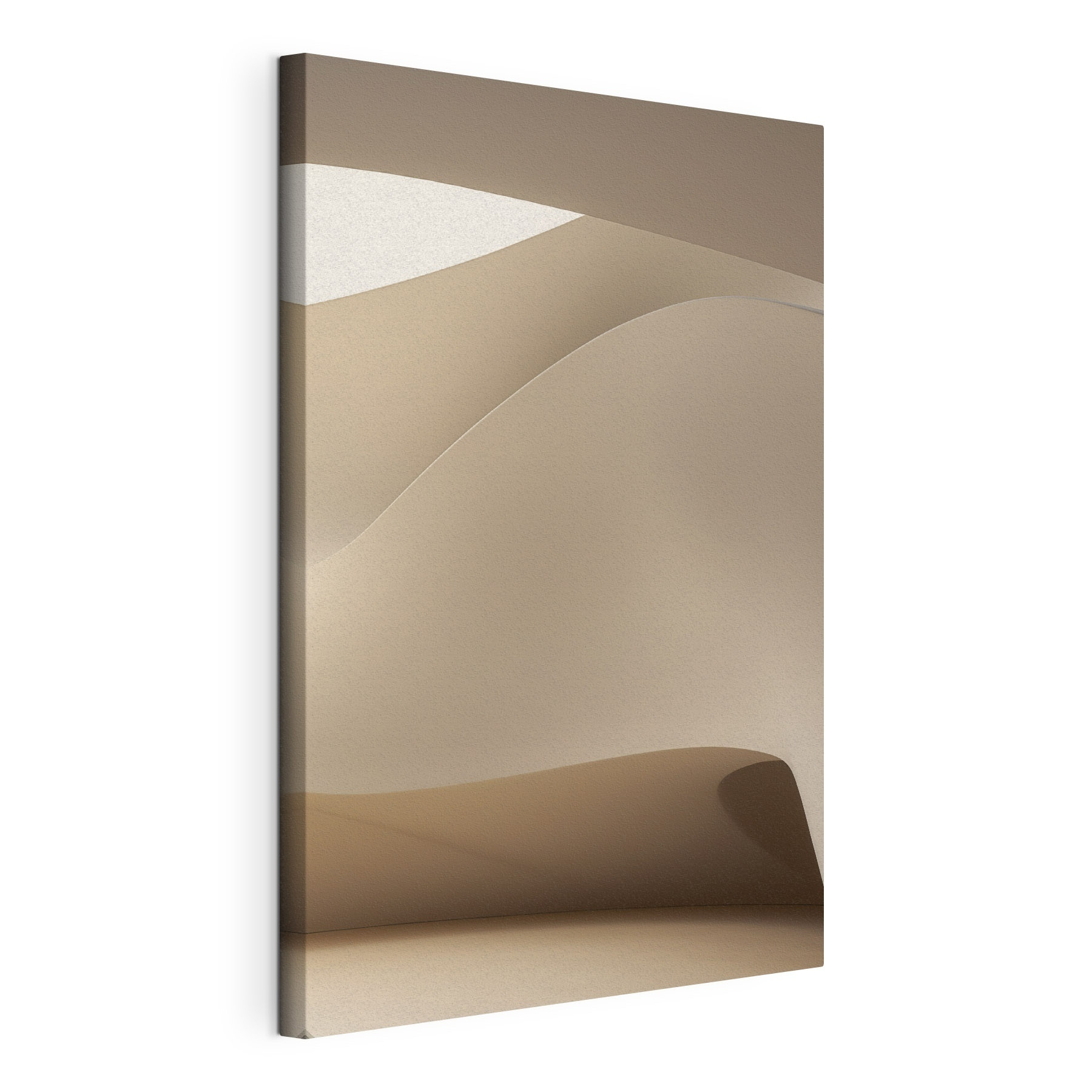White paper with a curved edge White paper with a curved edge