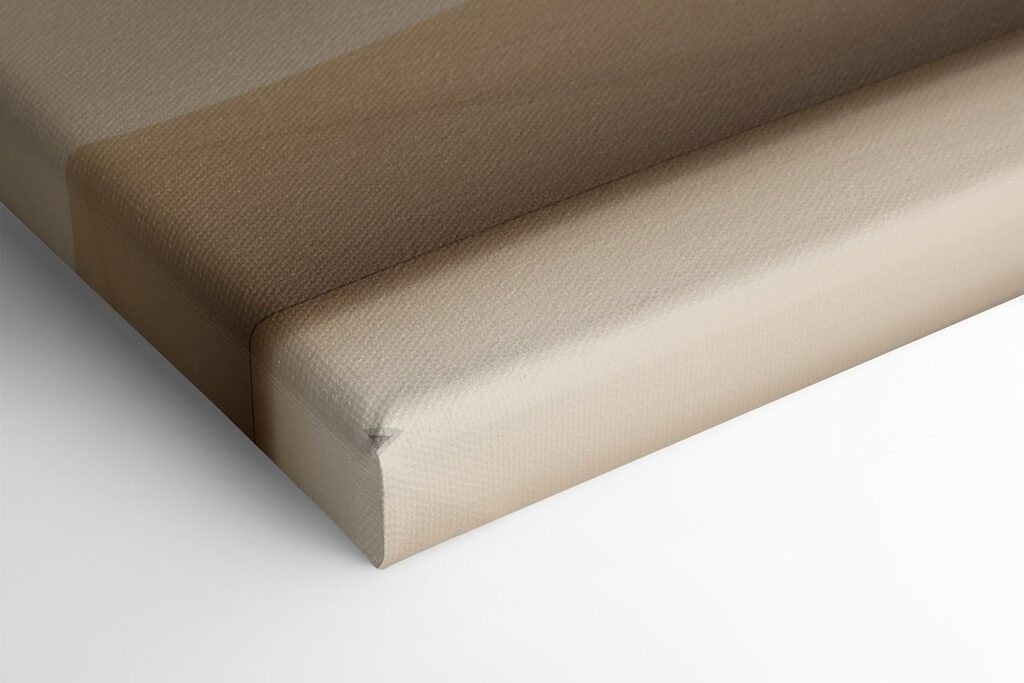 White paper with a curved edge White paper with a curved edge