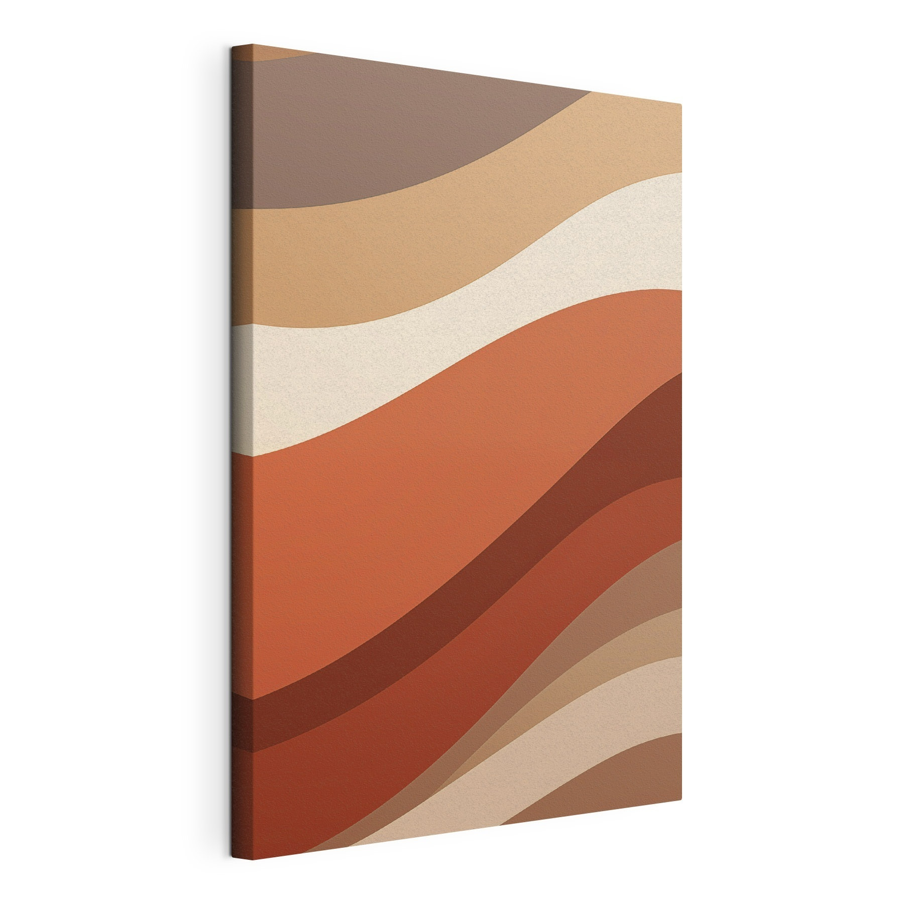 Brown and white wavy lines Brown and white wavy lines