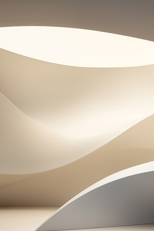 White and grey wavy lines