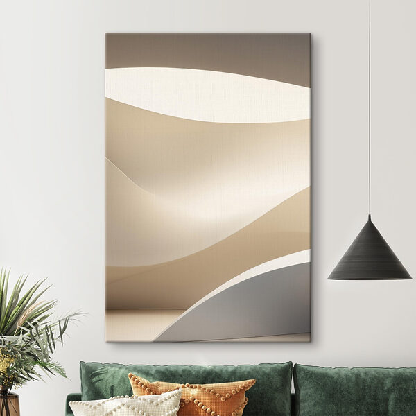 White and grey wavy lines