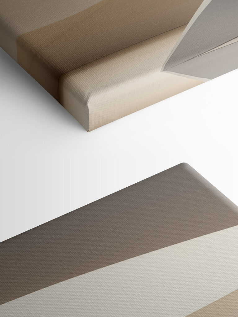 White and grey wavy lines