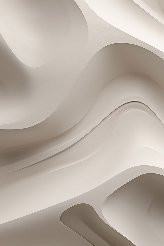 White and grey wavy background White and grey wavy background