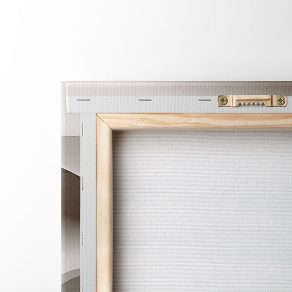 White wavy surface with a curved edge