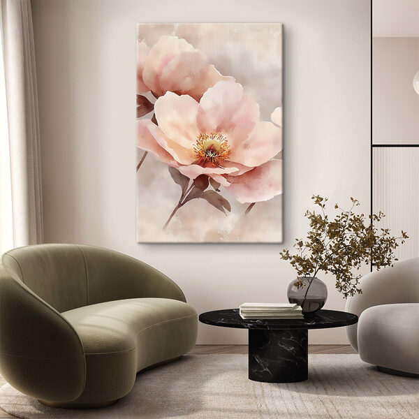 Delicate blooms in soft pastel tones Delicate blooms in soft pastel tones