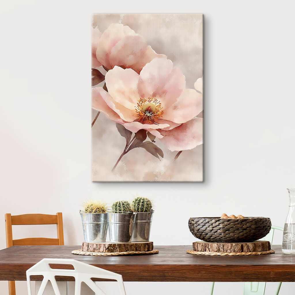 Delicate blooms in soft pastel tones Delicate blooms in soft pastel tones