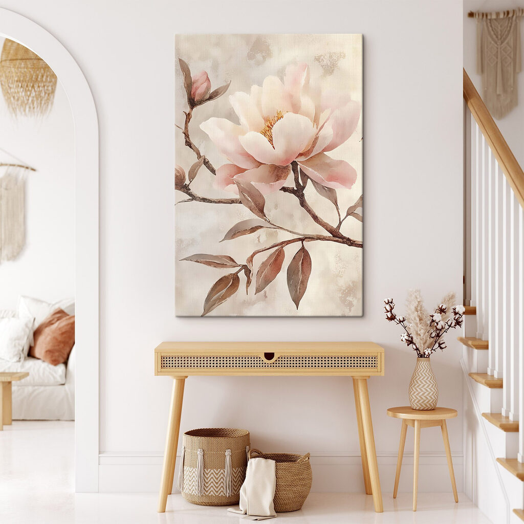 Painting of a flower Painting of a flower