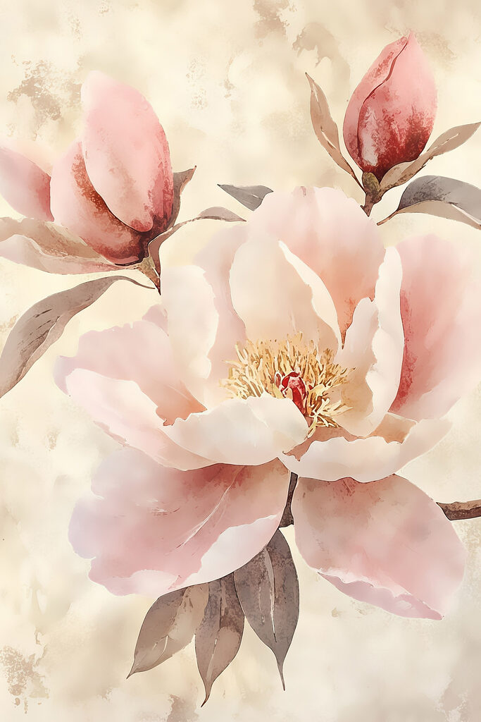 Delicate petals in soft hues Delicate petals in soft hues