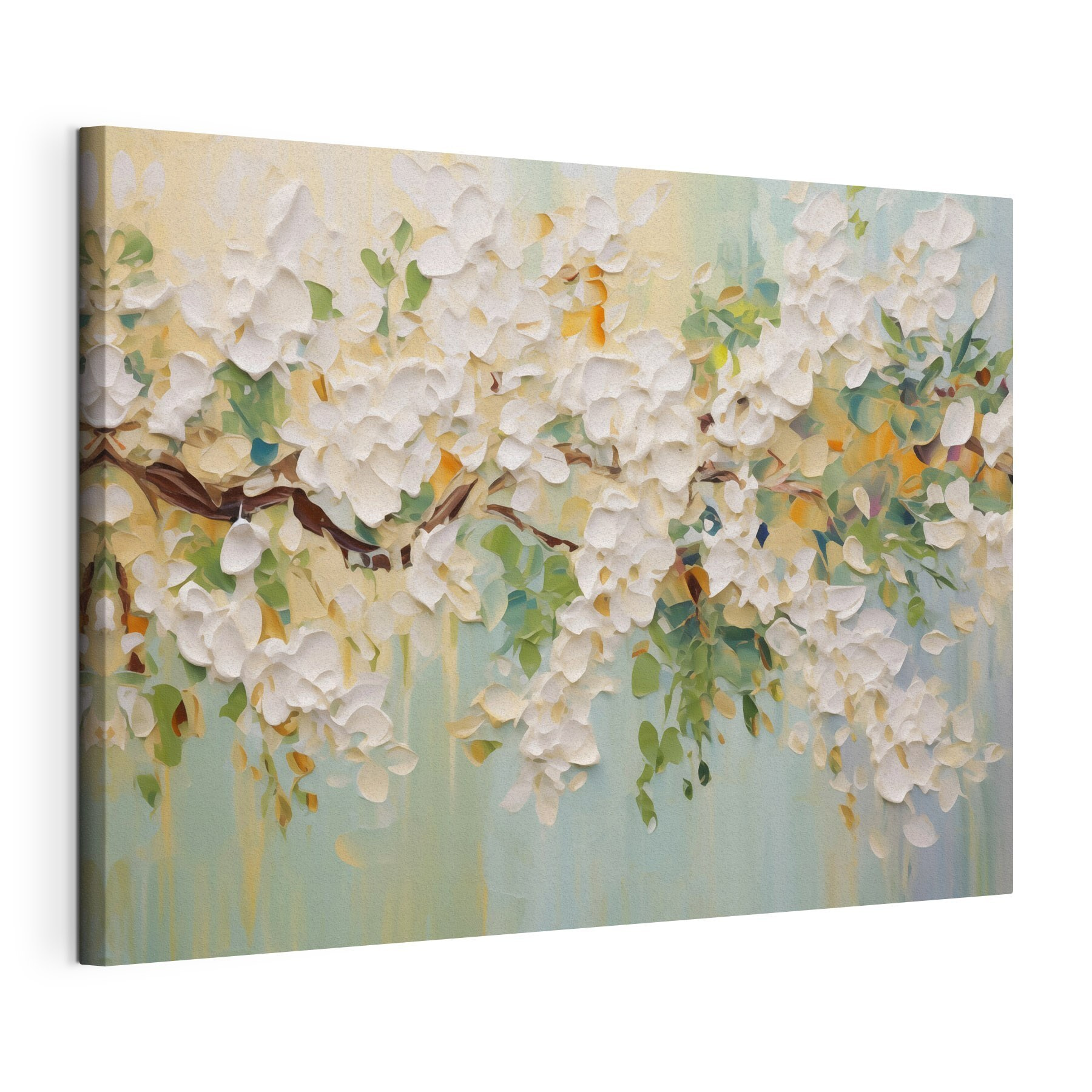 Painting of a white flower