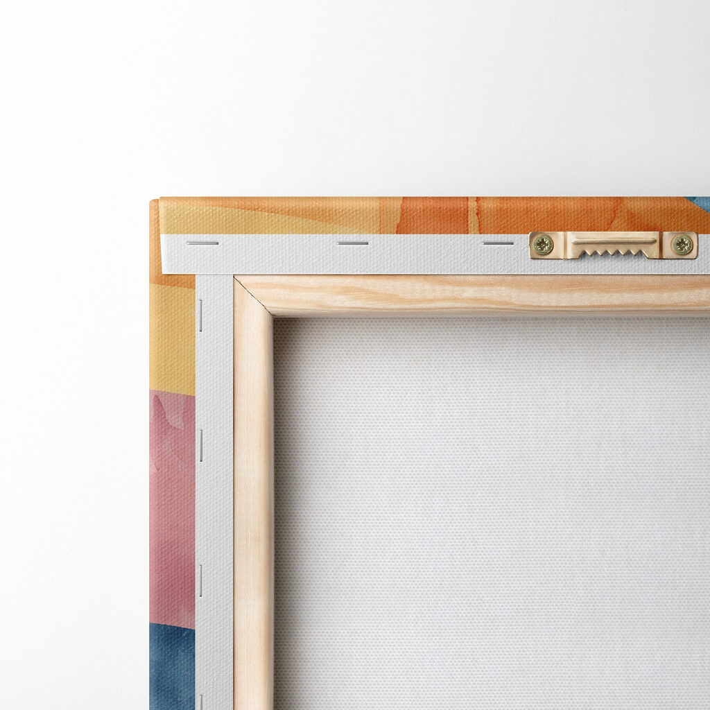 Colorful art piece with a rainbow Colorful art piece with a rainbow