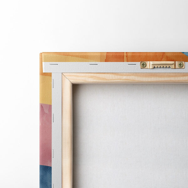 Colorful art piece with a rainbow Colorful art piece with a rainbow