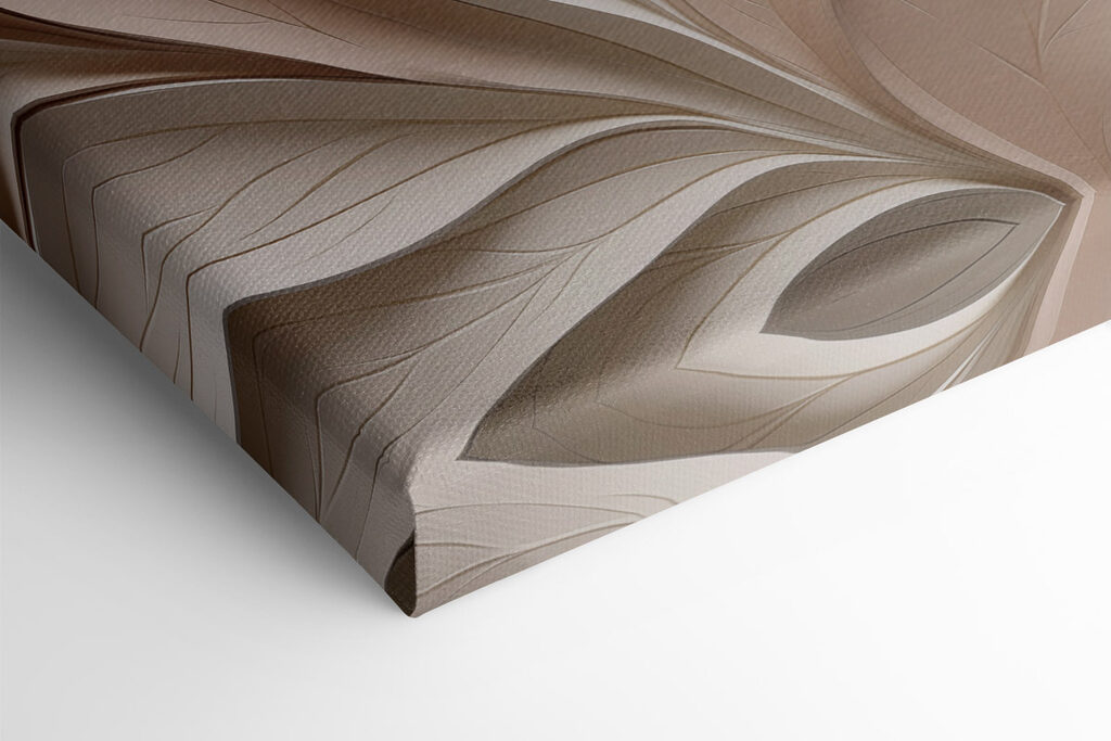 Elegant layers of paper leaves design