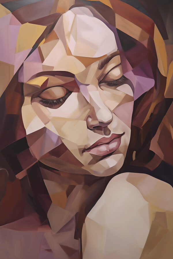 - Abstract beauty in soft hues