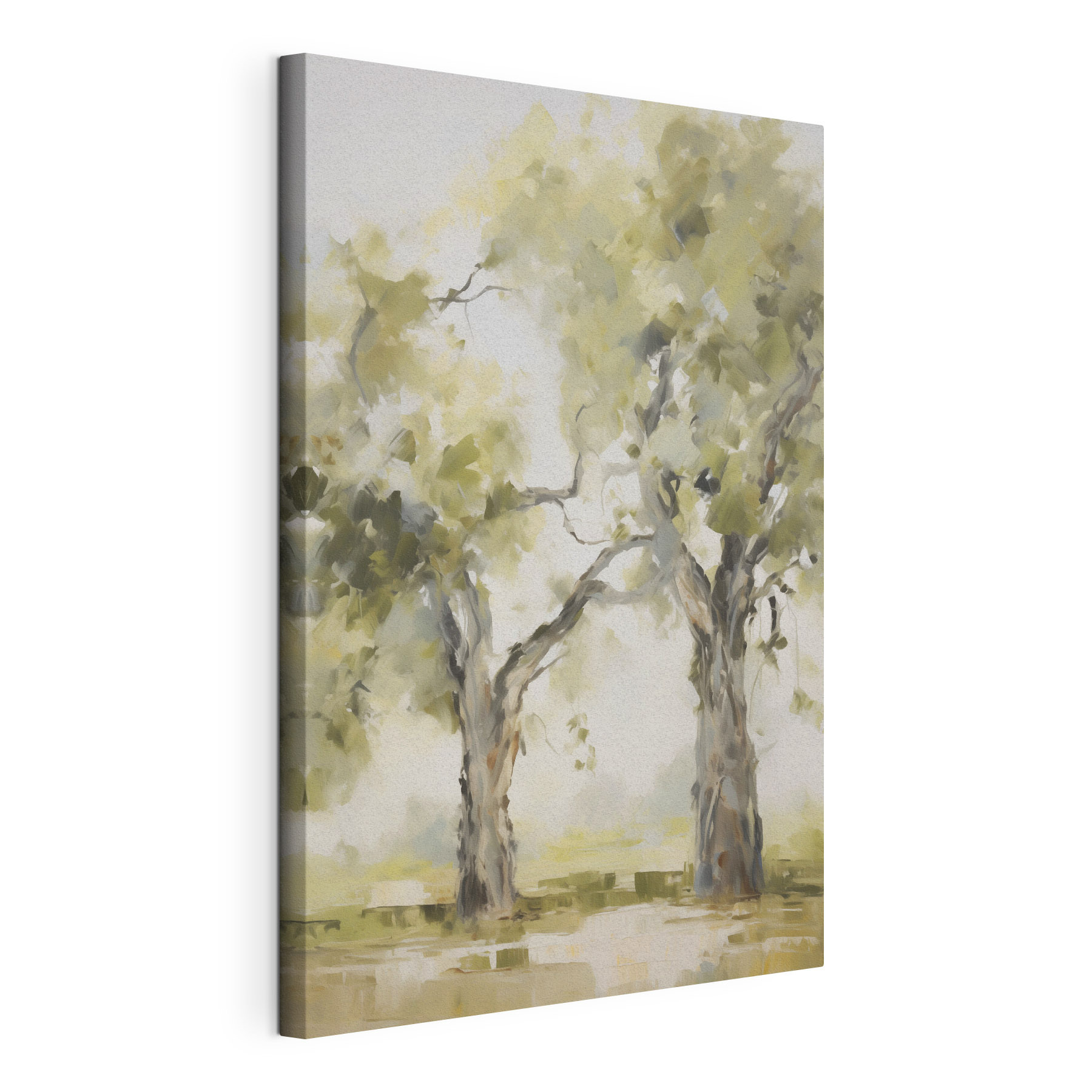 Painting of two trees Painting of two trees