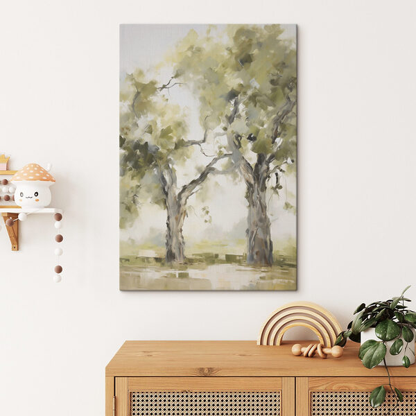 Painting of two trees Painting of two trees