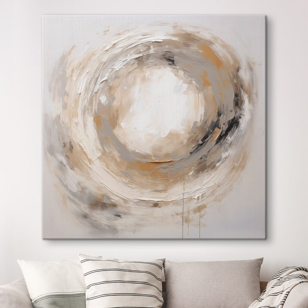Painting of a circle