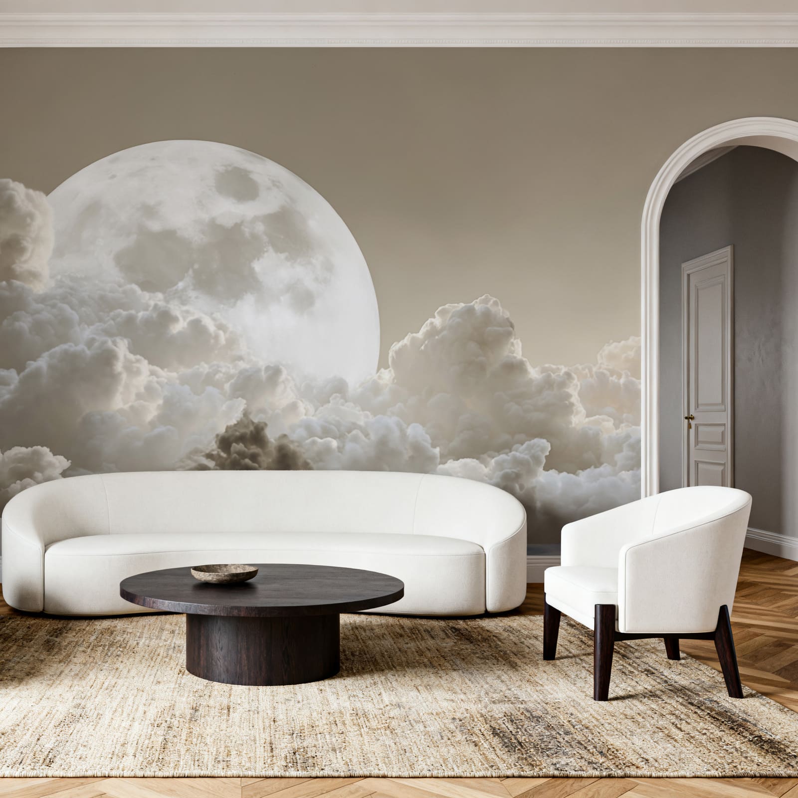 Vollmond am Himmel