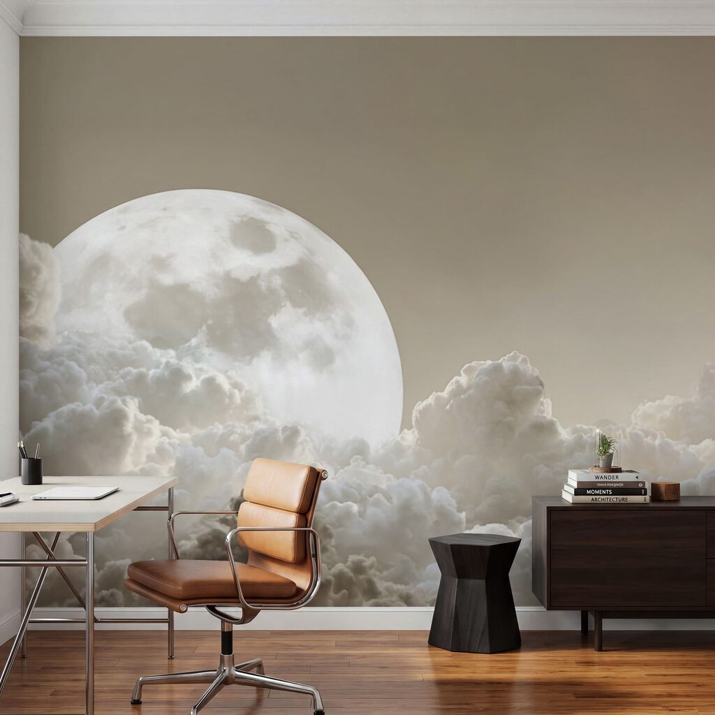 Vollmond am Himmel