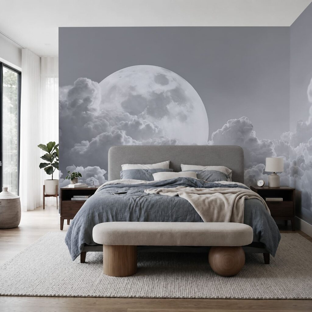 Vollmond am Himmel