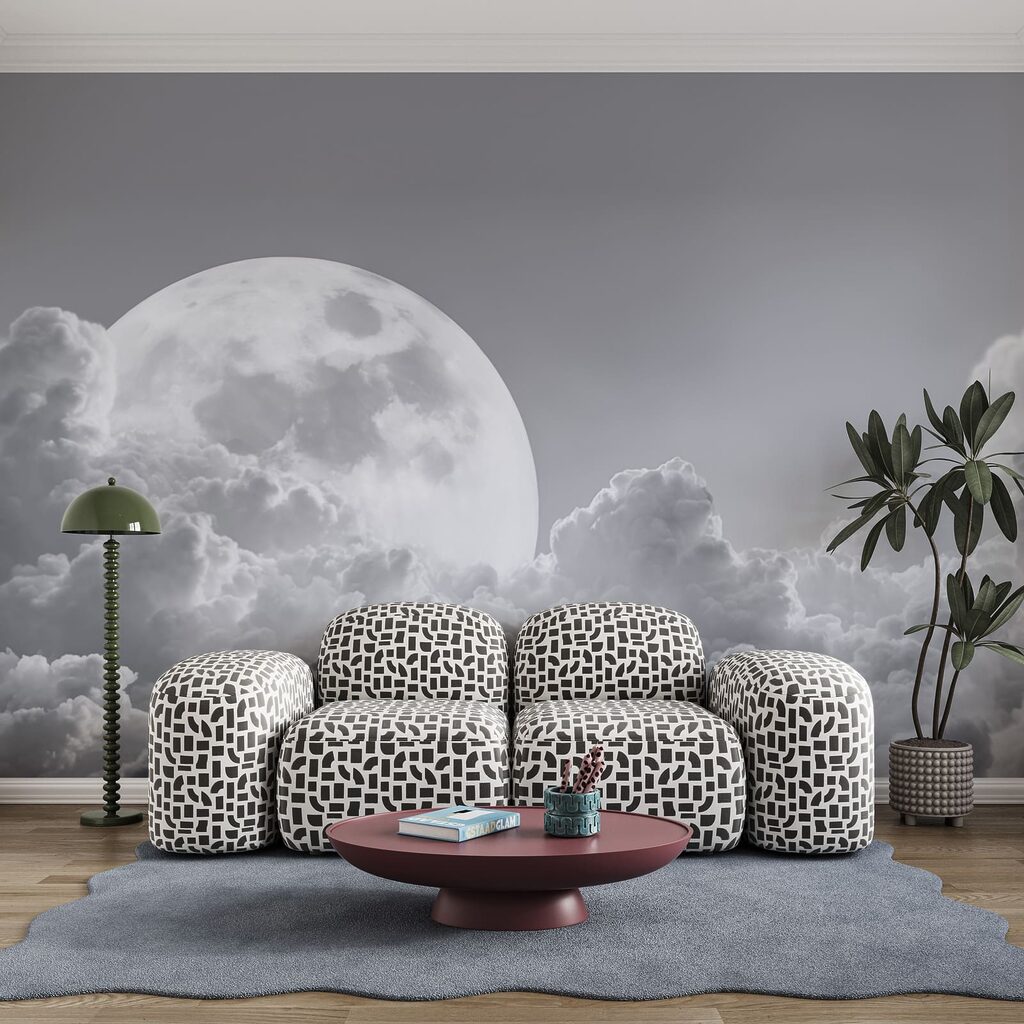 Vollmond am Himmel