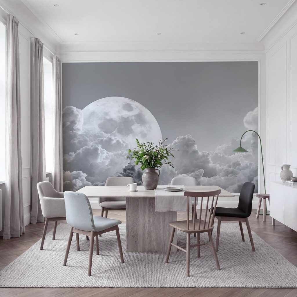 Vollmond am Himmel