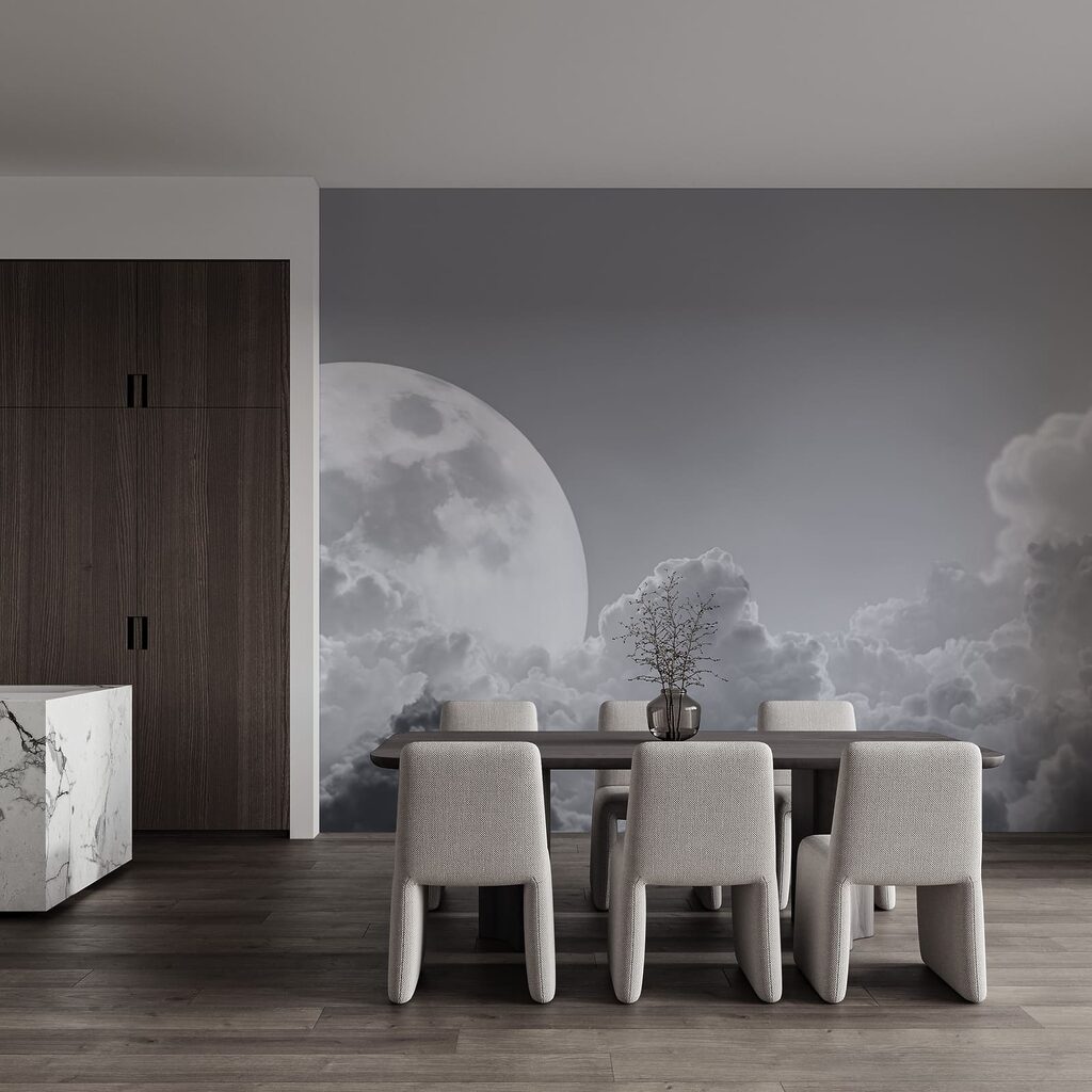 Vollmond am Himmel